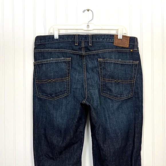 Lucky Brand Jeans 361 Vintage Straight Zip Fly Dark Harp Blue Men's Sz 36 x 32. - Picture 5 of 9